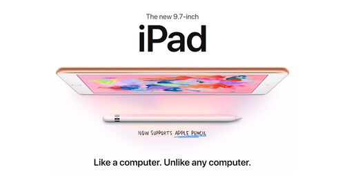 Apple ra mắt iPad 9.7 mới: A10 Fusion, hỗ trợ Apple Pencil, giá 299$ cho sinh viên