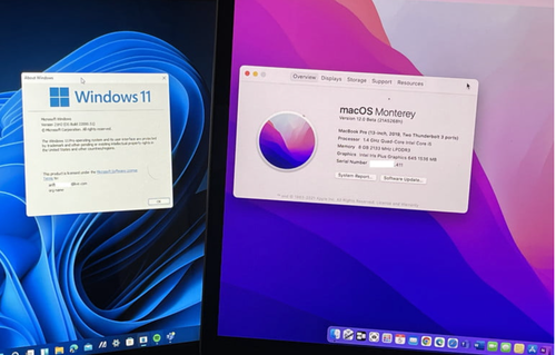 So sánh Windows 11 với MacOS Monterey: Bản nâng cấp nào tốt hơn?