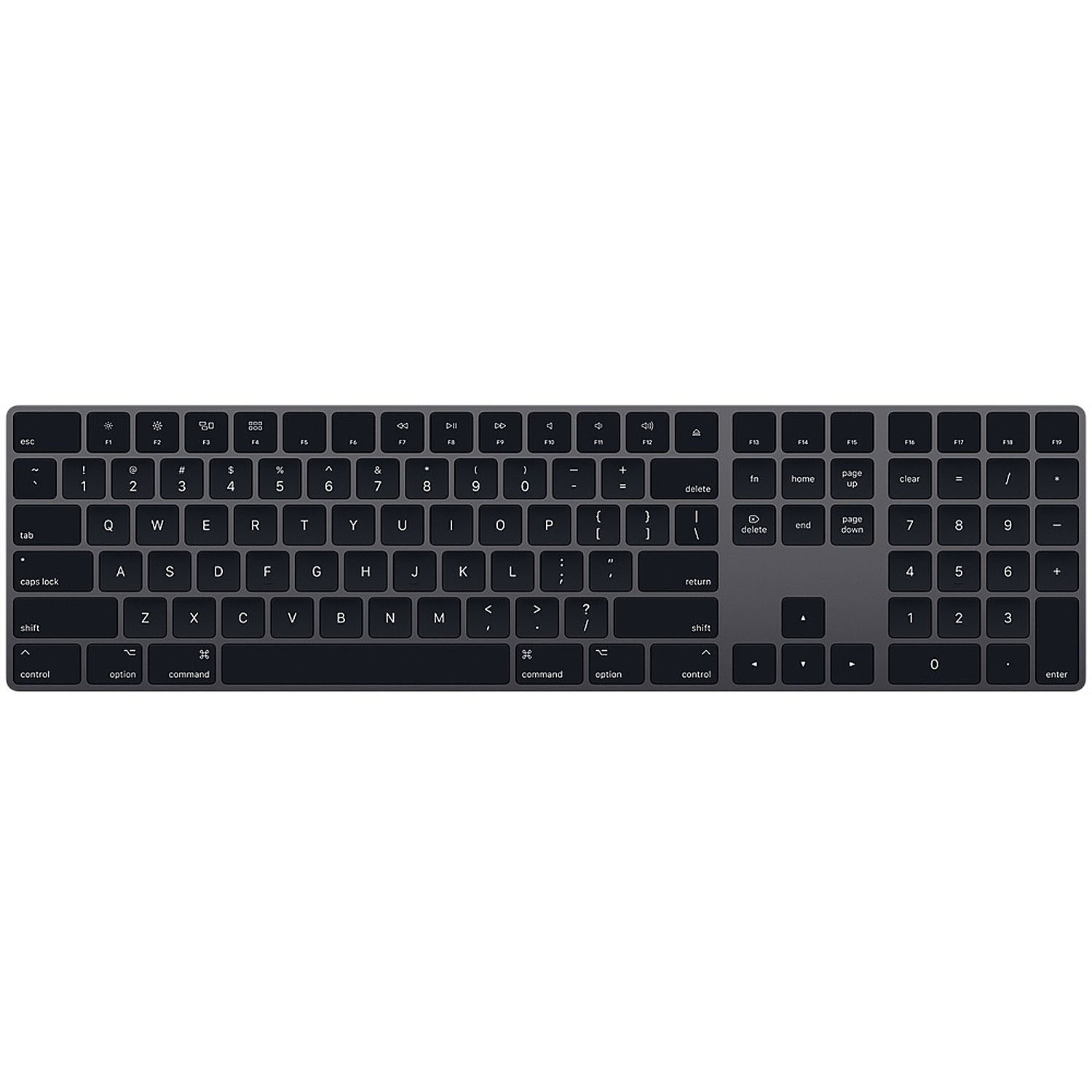 Apple Magic Keyboard with Numeric Keypad MRMH2LL/A Space Gray