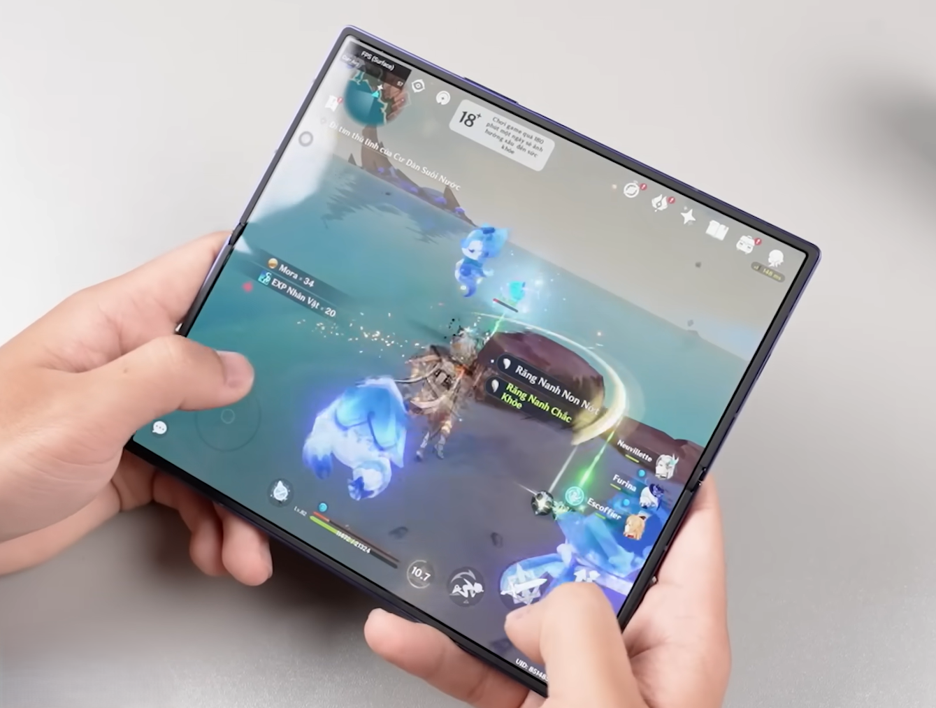Trải nghiệm chơi game trên Galaxy Z Fold 7: Màn hình rộng, hiệu năng mạnh, pin ấn tượng