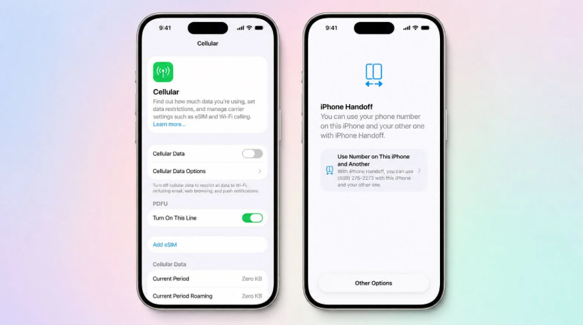 iPhone Handoff trên iOS 27: Dùng cùng một số điện thoại trên 2 iPhone, chuyển đổi cực tiện