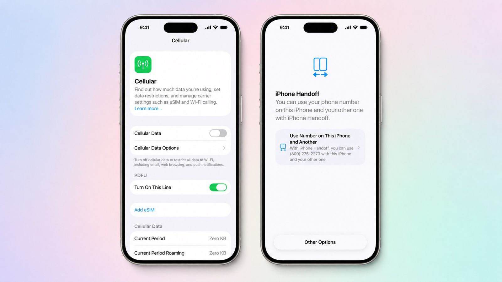 iOS 27 ra mắt tính năng iPhone Handoff: Dùng cùng một số điện thoại trên 2 iPhone