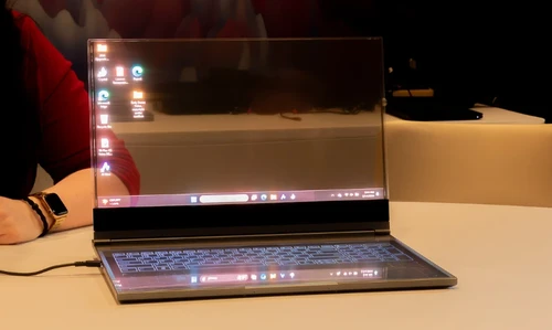 Lenovo ra mắt laptop màn hình trong suốt ĐỘC LẠ