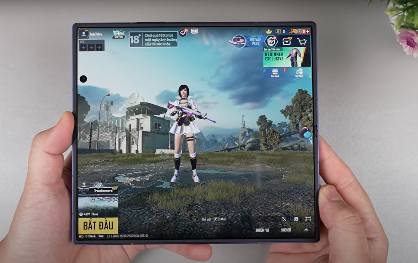 Trải nghiệm chơi game trên Galaxy Z Fold 7: Màn hình rộng, hiệu năng mạnh, pin ấn tượng