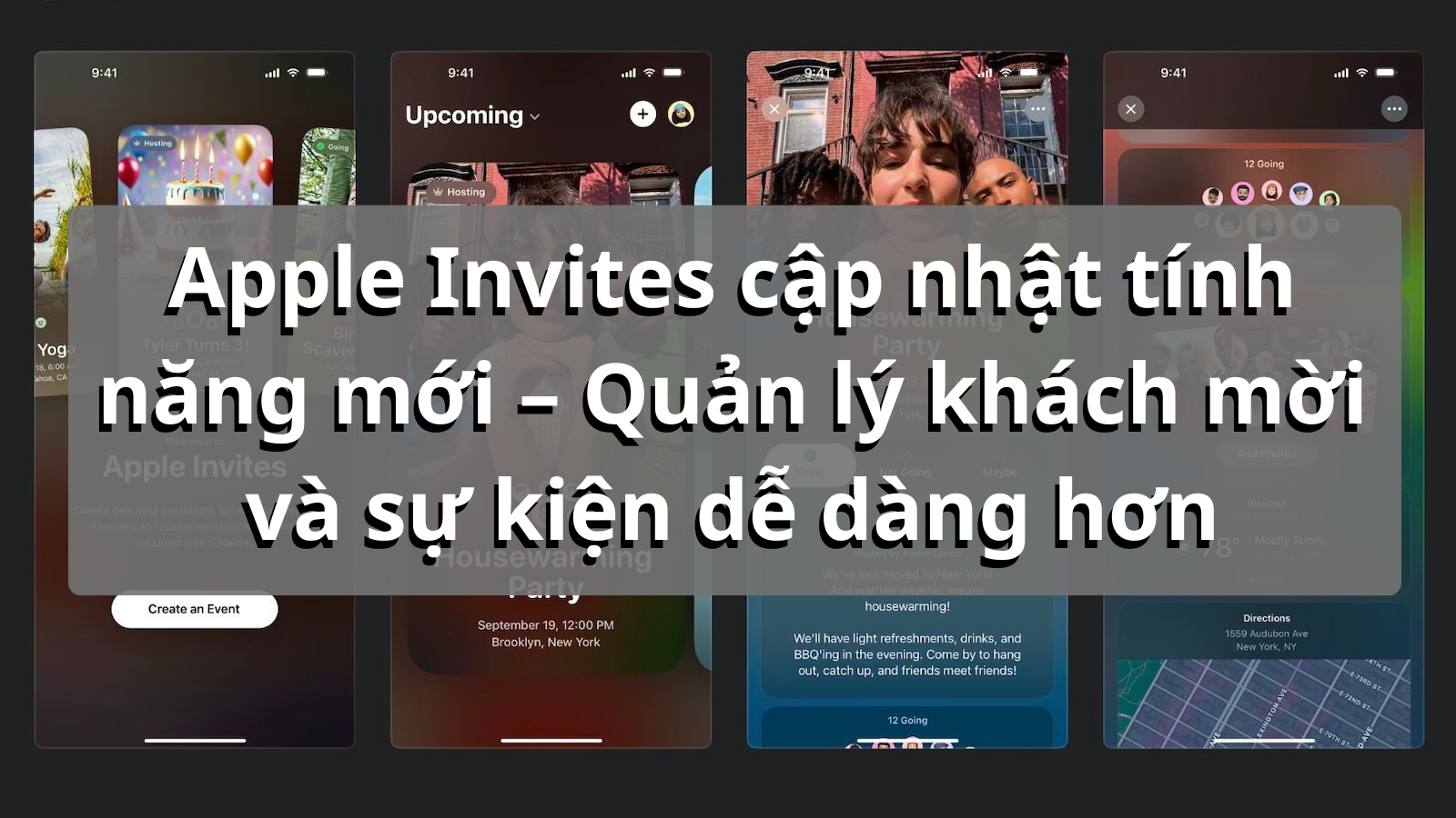 Apple Invites cập nhật mới: Thêm tùy chọn số lượng khách tham dự – Quản lý sự kiện dễ dàng hơn bao giờ hết