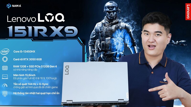 Đánh giá chi tiết Lenovo LOQ 15IRX9: Laptop học tập và gaming giá tốt cho năm học mới 2025