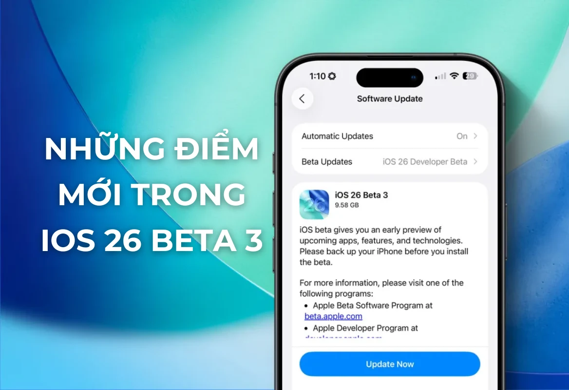 iOS 26 Beta 3: Nâng Tầm Trải Nghiệm Với Loạt Tinh Chỉnh Đắt Giá – Sự Hoàn Thiện Nằm Ở Chi Tiết