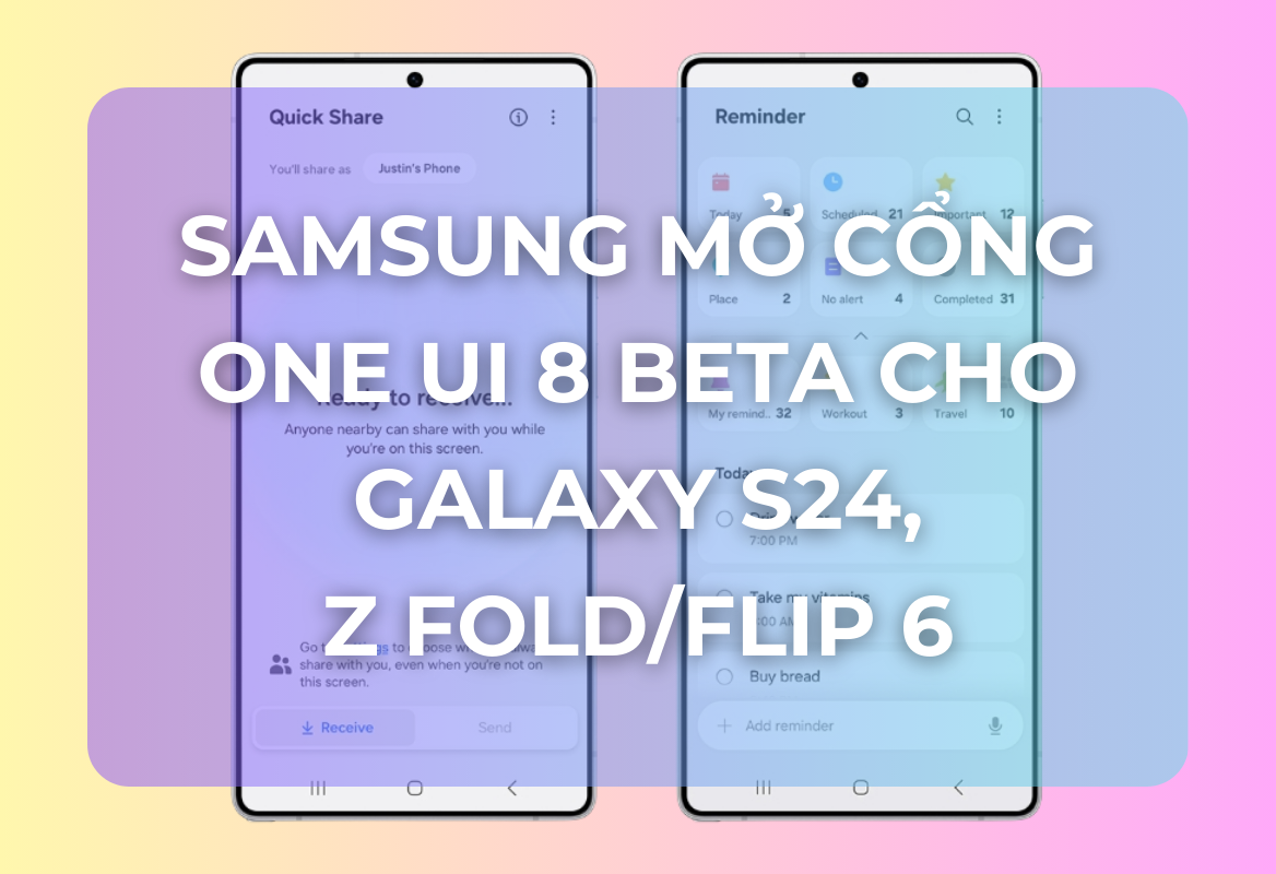 Đón Đầu Tương Lai: Samsung Mở Cổng One UI 8 Beta Cho Galaxy S24, Z Fold/Flip 6, Cơ Hội Trải Nghiệm Sớm Đang Chờ Bạn