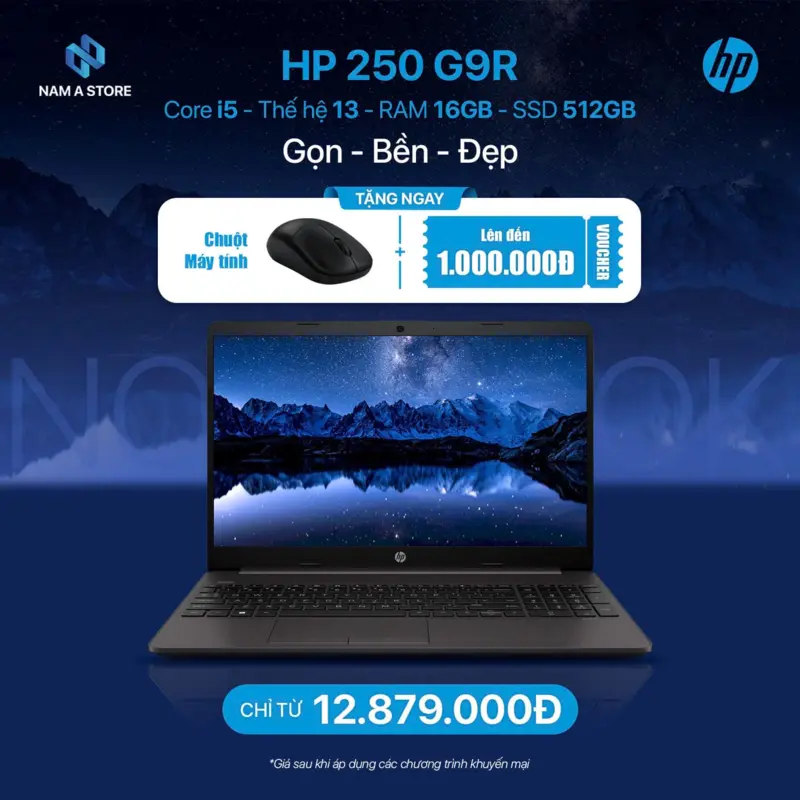 Laptop HP 250 G9R - chiếc laptop văn phòng đáng mua nhất 2025