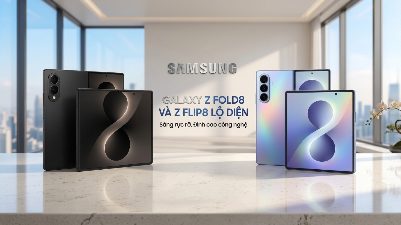 Galaxy Z Fold8 và Z Flip8 lộ diện bảng màu mới: Samsung mở rộng kỷ nguyên smartphone gập năm 2026