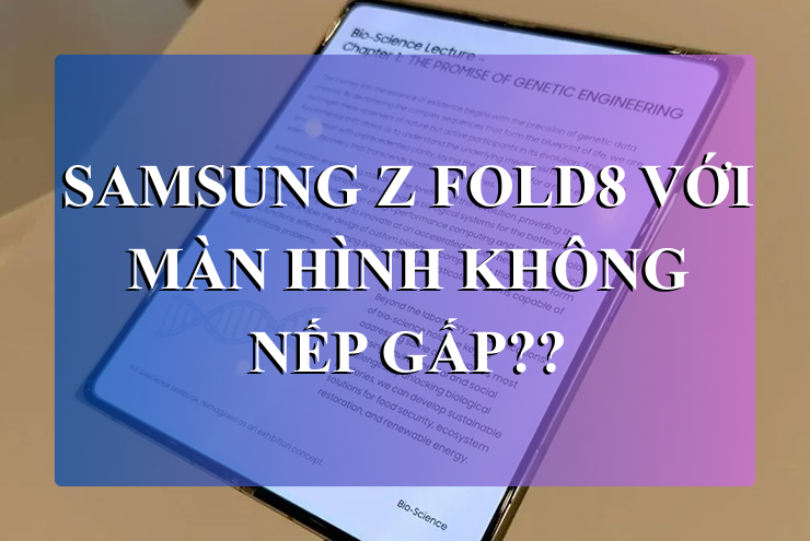 Samsung Display hé lộ màn hình gập OLED gần như không nếp gấp tại CES 2026