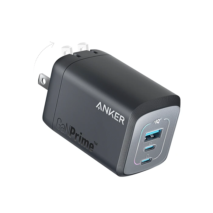 Củ sạc Anker 737 Prime 2C1A 100W Đen (Black) - A2343