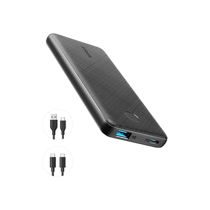 Sạc dự phòng Anker 523 PowerCore Slim 1A1C 22.5W 10000mAh Đen (Black) - A1245