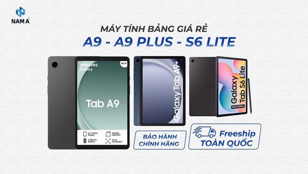 Khám phá các dòng máy tính bảng giá rẻ của Samsung: Galaxy Tab A9, A9+ và S6 Lite