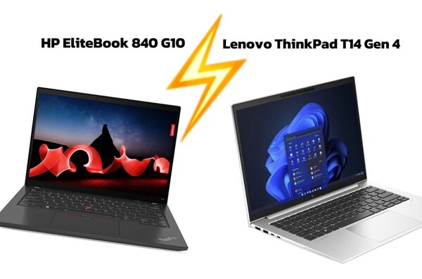 So sánh HP EliteBook 840 G10 và Lenovo ThinkPad T14 Gen 4 – Laptop doanh nhân nào đáng mua hơn?